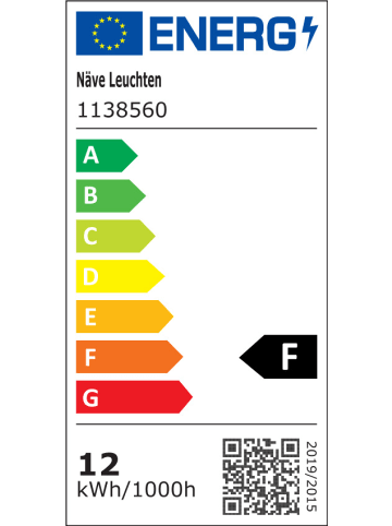 näve LED Außenwandleuchte "Tessus" in anthrazit - EEK F - (B)9cm x (H)13cm