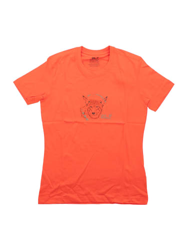 Jack Wolfskin Shirt Spicy Tee in Orange