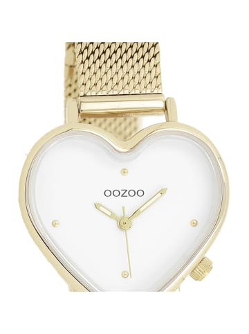 Oozoo Analog-Armbanduhr Oozoo Timepieces gold extra groß (ca. 28x29mm)