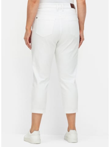 sheego Stretch-Jeans in white denim