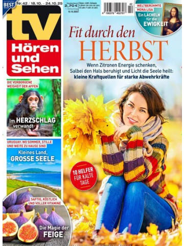 Hubert Burda Media 52 x TV HÖREN und SEHEN Zeitschrift (Gutschein für ein Jahres Abo)