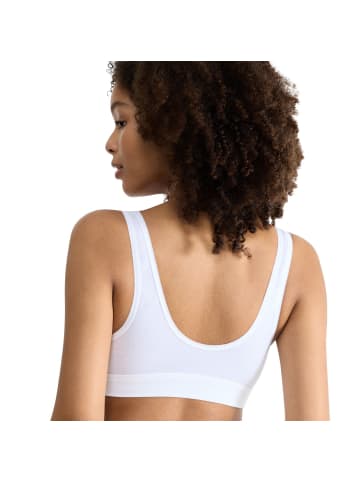 Sloggi Baumwolle, Single-Jersey Bio Bustier DOUBLE COMFORT T in weiß