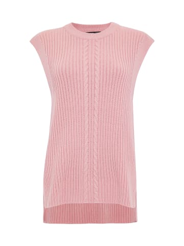 Threadbare Pullunder THB Joey Cable Detail in Pink