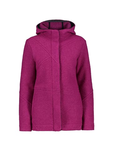 Campagnolo W JACKET FIX HOOD in Beere