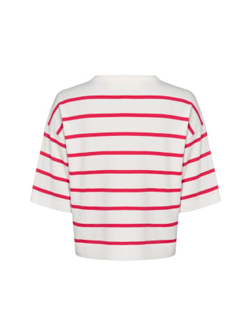 MOSS COPENHAGEN Pullover MSCHGeanine Rachelle in ecru fuchsia - 0002