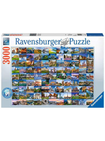 Ravensburger Puzzle 3.000 Teile 99 Beautiful Places in Europe 12-99 Jahre in bunt