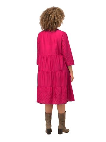 Ulla Popken Midikleid in magentapink