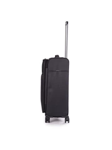 Stratic Light + -4-Rollen-Trolley 68 cm erw. (dark red) in schwarz