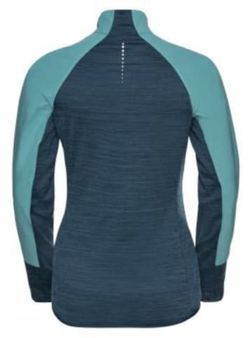 Odlo Funktionsjacke Run easy Warm Hybrid in Dunkelblau