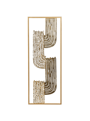 Beliani Wandobjekt THULIUM in Gold - (W) 29 x (H) 75 x (L) 1 cm