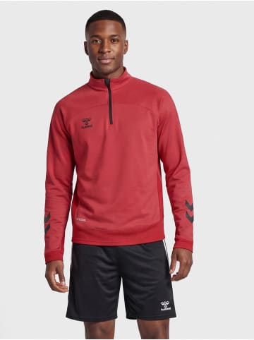 Hummel Halbreißverschluss Jacke Hmllead Herren in TRUE RED