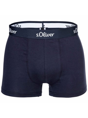 S. Oliver Boxershort 3er Pack in Rot/Marine/Weiß