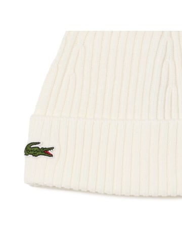 Lacoste Mütze in Weiß