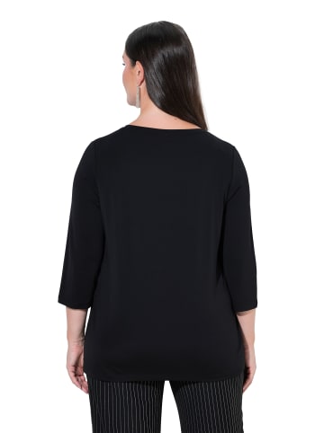 Ulla Popken Shirt in schwarz