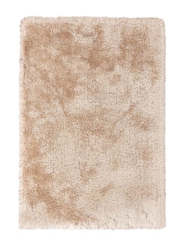 Kayoom Hochflor Teppich Cosy 210 in champagner - rechteckig