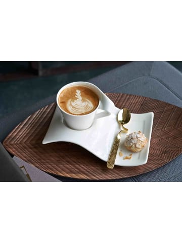 Villeroy & Boch 6er Set Kaffeelöffel vergoldet NewWave Caffè Spoon 17,5 cm in gold