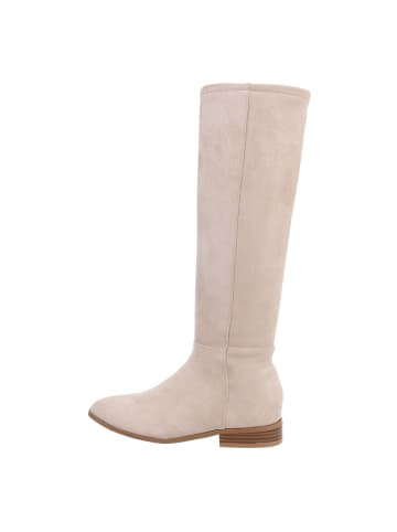 Ital-Design Stiefel in Beige