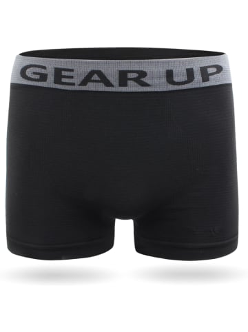 normani 6 Stück Herren Retropants Mikrofaser-Boxershorts in Schwarz