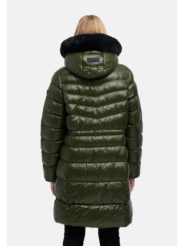 Navahoo Steppmantel Lumeiaa 14 in Dark Olive