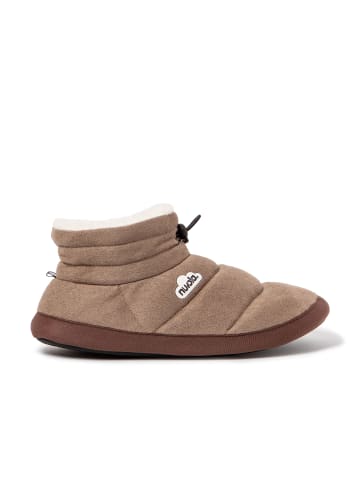 nuvola Hausschuhe "Boot Home Velvet" in Taupe