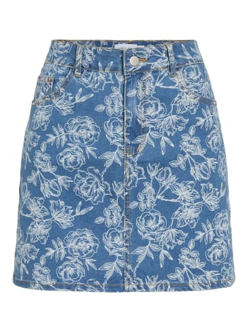 Vila Minirock in Medium Blue Denim