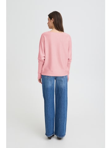b. young Strickpullover langarm BYMMORLA Loose fit in Parfait Pink Melange