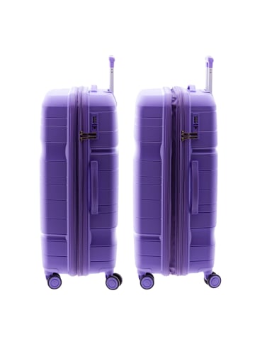 Gladiator 3800 4 Rollen Trolley 77 cm mit Dehnfalte in lavender