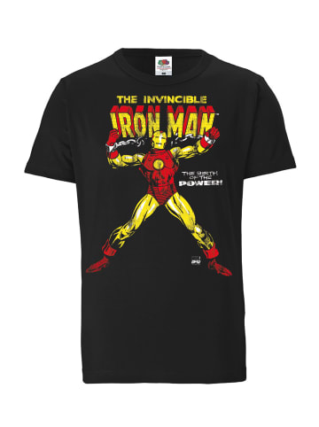 Logoshirt T-Shirt Iron Man - The Birth Of The Power in schwarz