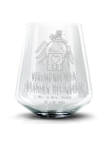 Mr. & Mrs. Panda Tumbler Spinne Agathe Brief mit Spruch in Transparent