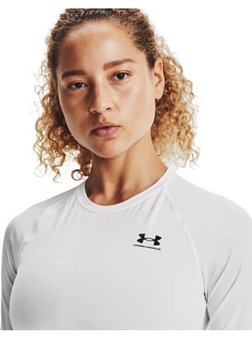 Under Armour T-Shirt "Ua Hg Authentics Comp Ls" in Weiß