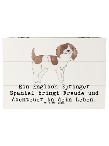 Mr. & Mrs. Panda Aufbewahrungsbox English Springer Spaniel Freud... in Weiß