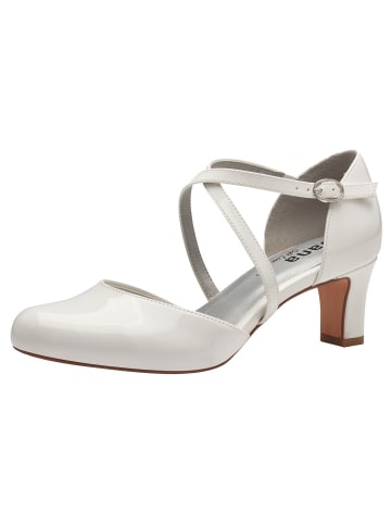 Jana Pumps in WHITE PATEN