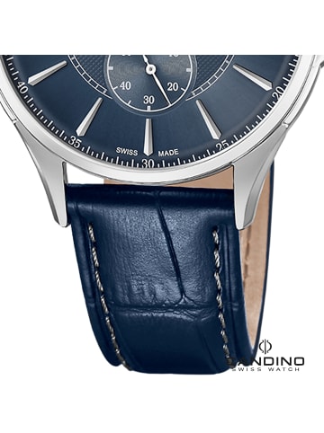 Candino Analog-Armbanduhr Candino Classic dunkelblau groß (ca. 41mm)