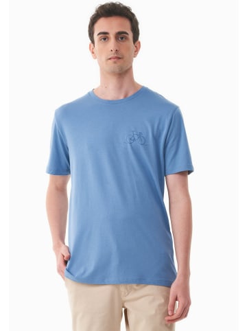 Organication T-Shirt "MOR17821" in Coronetblau
