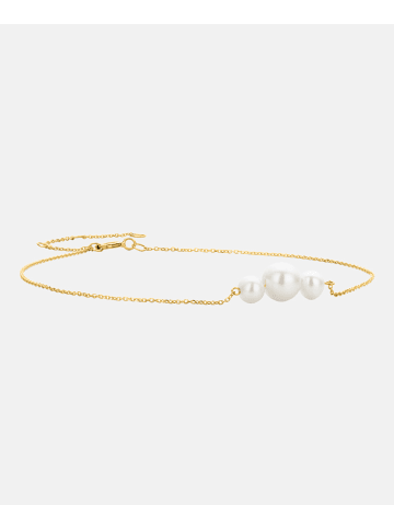 Diamant L'éternel Armband aus 585 Gelbgold mit Perle