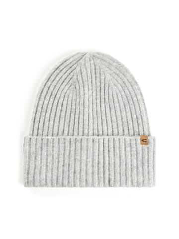 Camel Active Strickmütze mit Logo in Grau