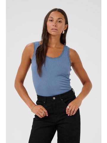 Kaffe Jerseytop KAomi Slim fit in Bering Sea