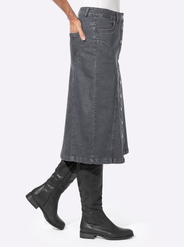 WITT WEIDEN Jeans-Rock in grey-denim