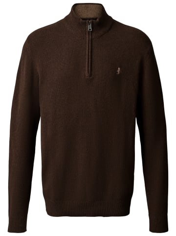 MCS Pullover Axel in Dark Brown Melange