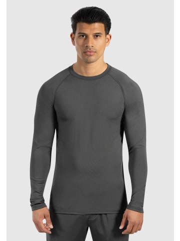 SMILODOX Longsleeve Zeyn in Anthrazit