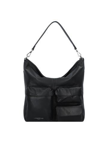 LIEBESKIND BERLIN LK 204 Schultertasche Leder 42 cm in black