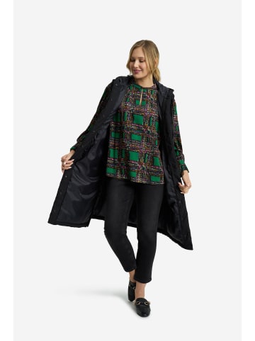 Milano Italy Longweste Vest with hood in Black