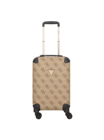 Guess Berta 4 Rollen Kabinentrolley 46 cm in latte logo-brown