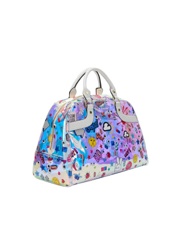 myMo Women Handbag in White Multicolor