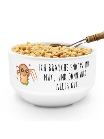 Mr. & Mrs. Panda schale Spinne Agathe Sandwich mit Spruch in Weiß