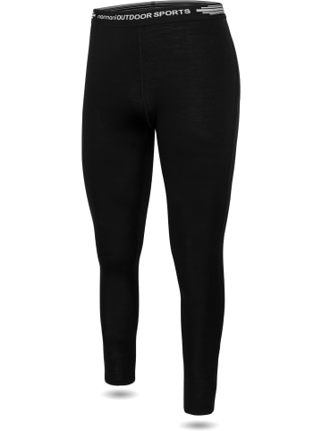 Normani Outdoor Sports Damen Merino Unterhose Perth in Schwarz