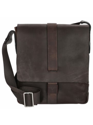 JOOP! Loreto Paris - Schultertasche 26 cm (black) in seal brown