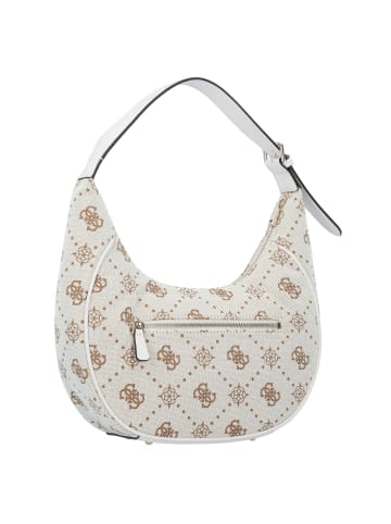 Guess Neda Schultertasche 36 cm in off white logo