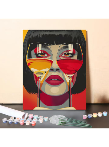 ARTNANAS DIY Malen nach Zahlen Set-"Doppelblick" 