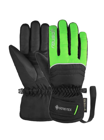 Reusch Fingerhandschuhe Teddy GORE-TEX in 7716 black / neon green